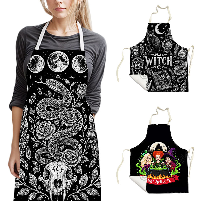 Kitchen Witch Baking - Готический фартук в стиле ведьмы с