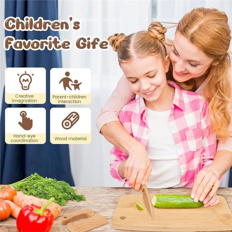 SHGO – деревянный набор для ку – обзор и цена Kitchen Kids Baking Set